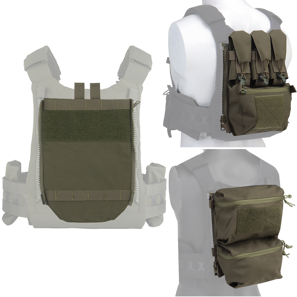 Hydration Vest - V5 FCPC Taktische Plattenträgerweste mit Wasserbeutel/Doppelbeutel/Dreifach-Magazintaschen,