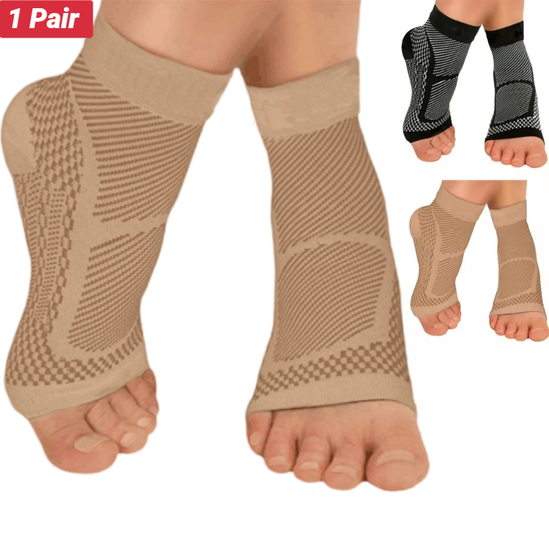 Ankle Brace - Sport-Knöchelstütze Kompressionsmanschette Plantarfasziitis-Socke für Achillessehnenentzündung Gelenkschmerzen