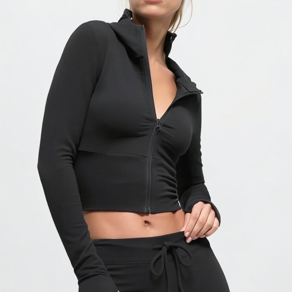 Running Gear Junior - Sportbekleidungs-Set für Damen: Crop-Top, Jacke mit