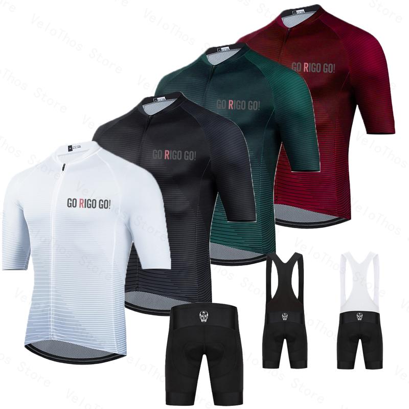 Race Bib - Go Rigo Go Fahrrad-Set Kurzarmtrikot und