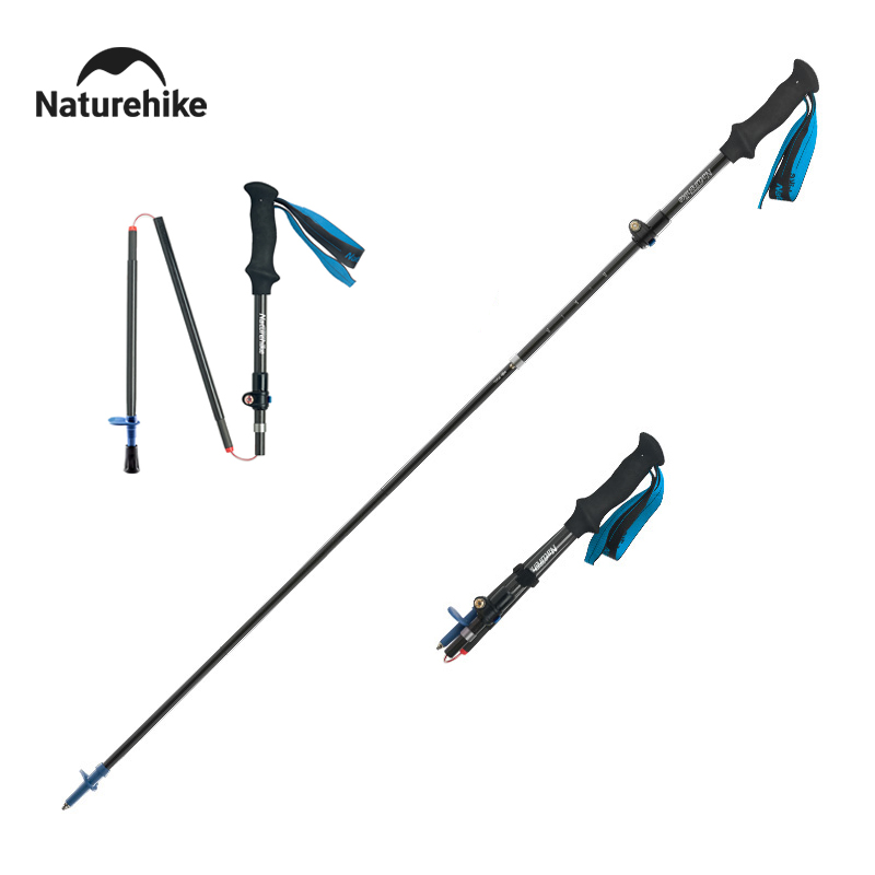 Trekking Pole Carbon - Nature hike Camping Gehstock 175g ultraleichte