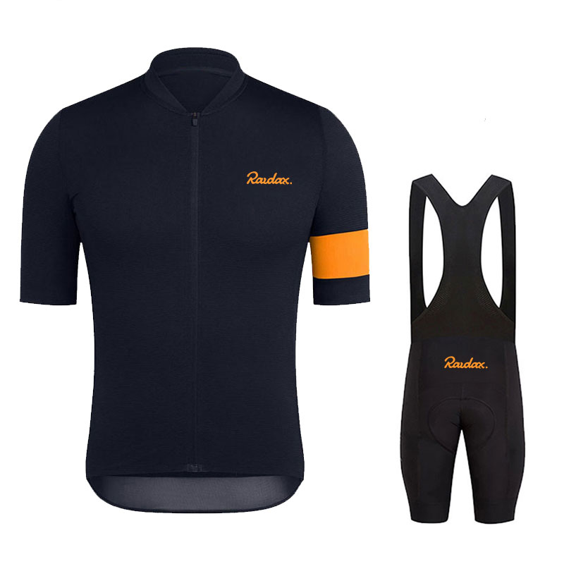 Race Bib - Raudax Herren Kurzarm-Radtrikot-Set Ropa Ciclismo Hombre