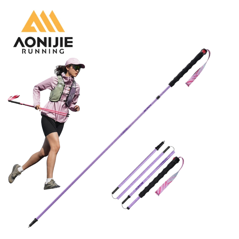 Trekking Pole Carbon - E4250 AONIJIE Damen T800 Carbonfaser-Trail-Running-Stöcke Ultraleichte