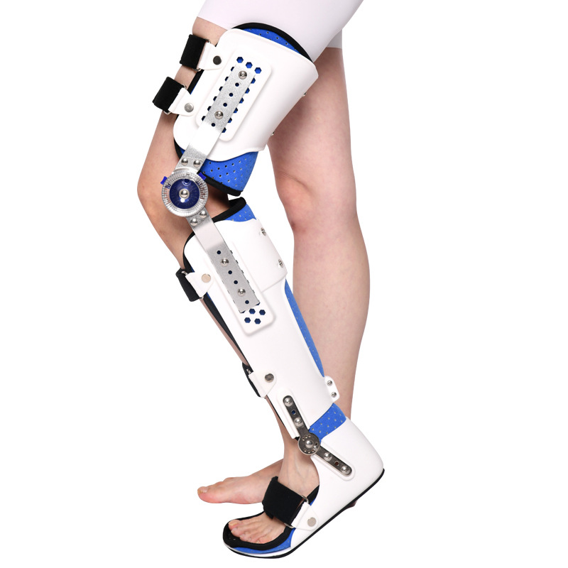 Ankle Brace - Verstellbare Knie-Knöchel-Fuß-Orthese (KAFO) Bein-Stützorthese für Patella,