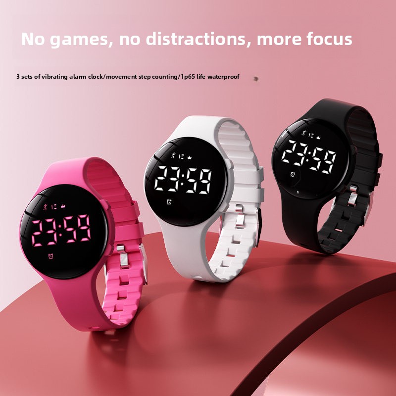Running Watch - 2026LED Smart-Armband für Frauen, Schrittzähler zum