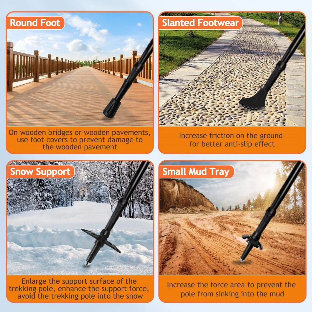 2er-Pack Leichte Faltbare Trek – Trekking Pole Carbon Bewertung und Preis