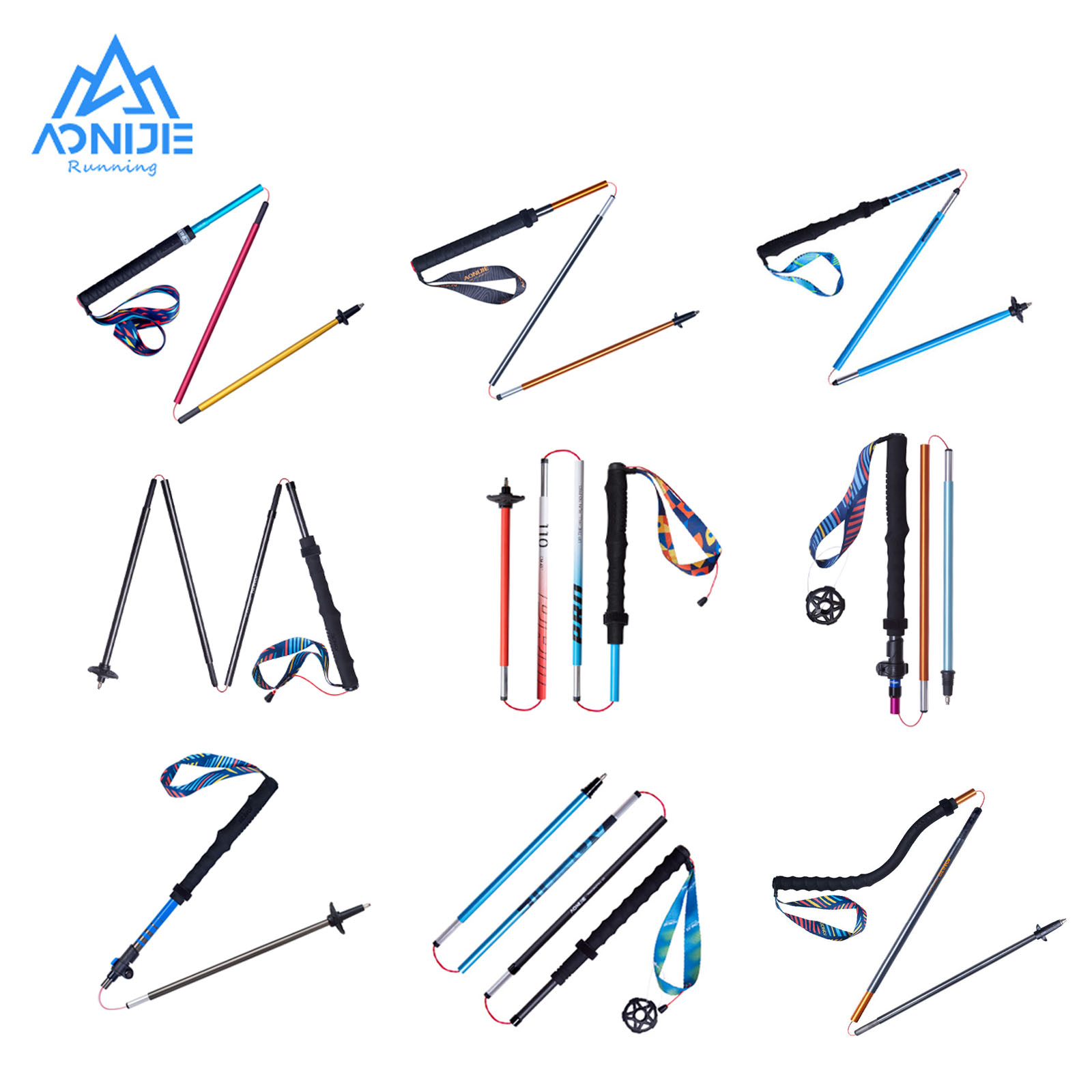 2 stücke aonijie alle Arten vo – Trekking Pole Carbon Bewertung und Preis