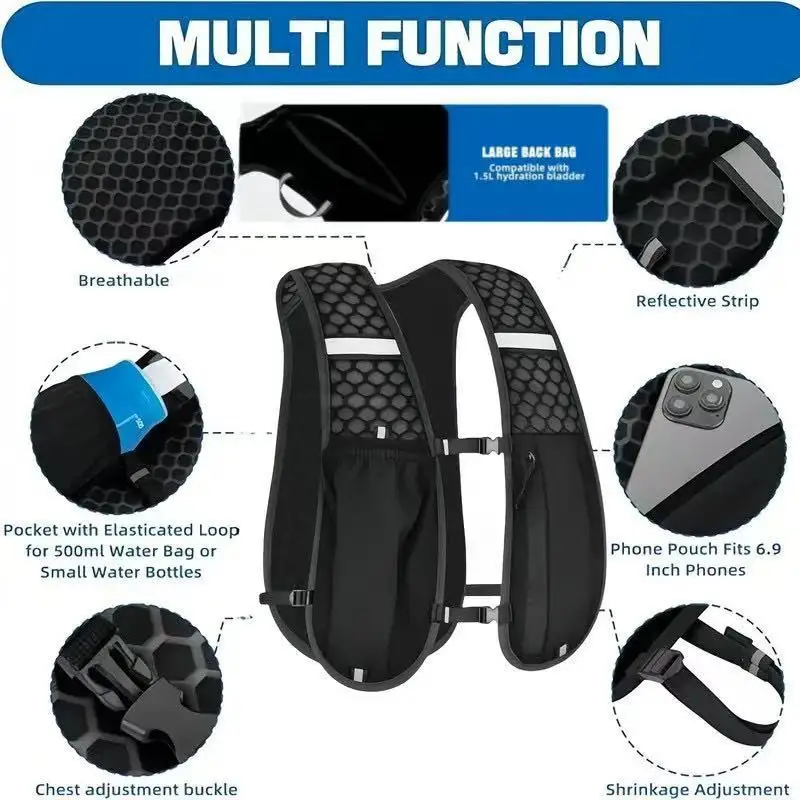 Unisex Wasserabweisender Atmun – Hydration Vest Bewertung und Preis