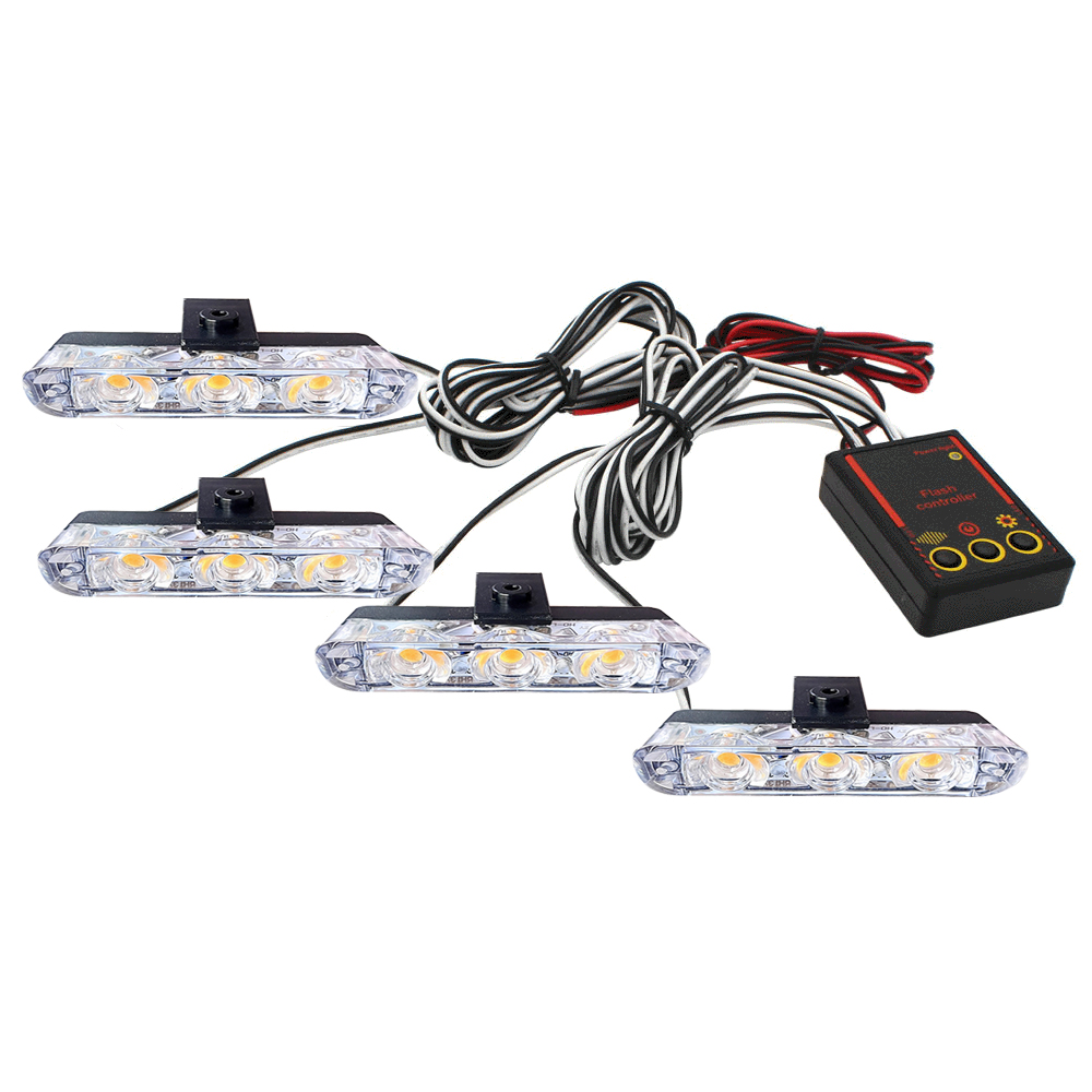 12V Auto-Kühlergrill-Strobosko – Running Headlamp Bewertung und Preis