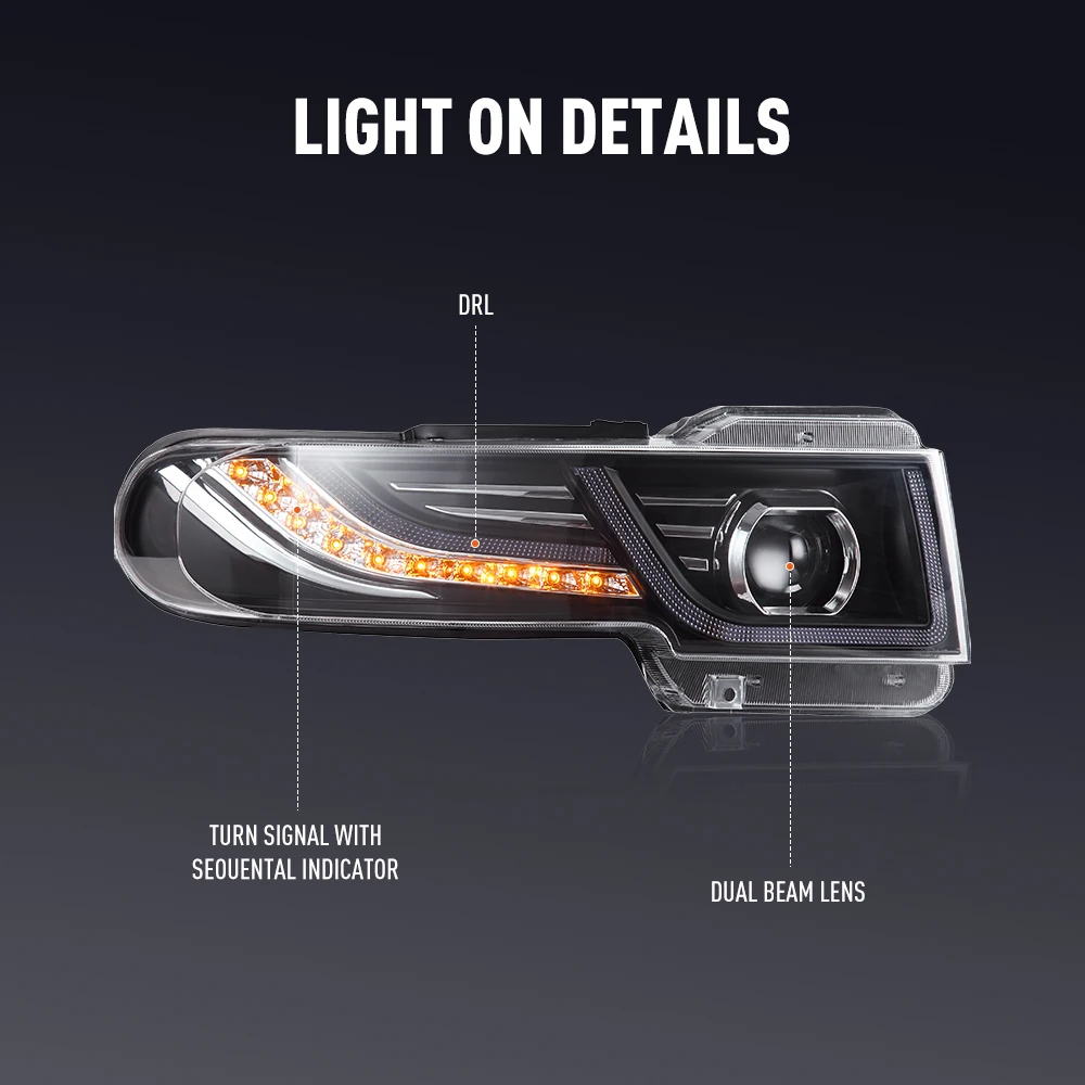 2PCs Auto Styling Kopf Lampe f – Running Headlamp Bewertung und Preis
